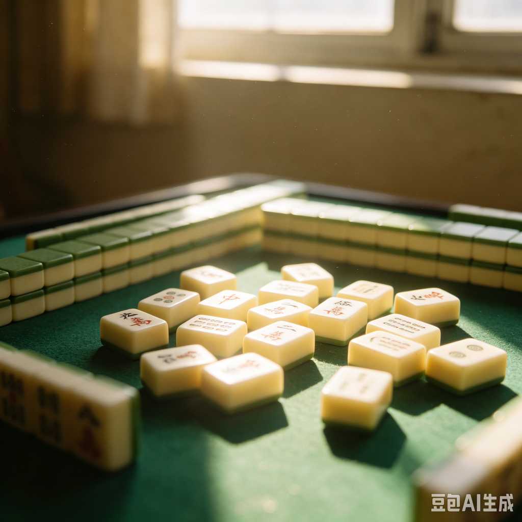saturated color mahjong set print