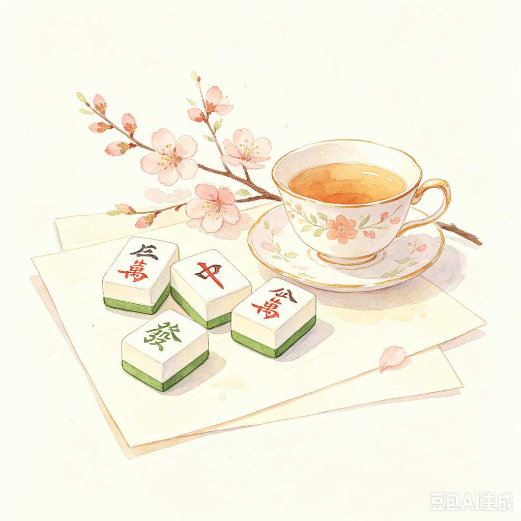 hotel entertainment mahjong set