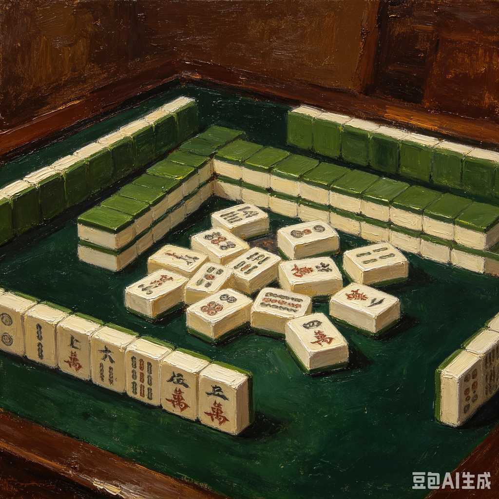 luxury carving mahjong tiles