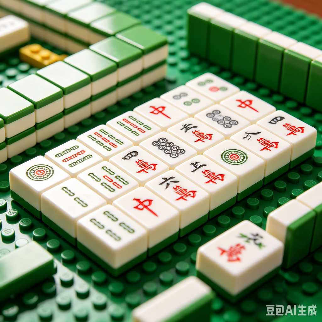 muted color mahjong set